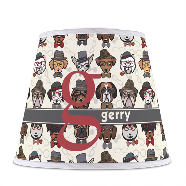 Hipster Dogs Poly Film Empire Lampshade - Front View