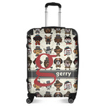 Hipster Dogs Suitcase - 24" Medium - Checked (Personalized)