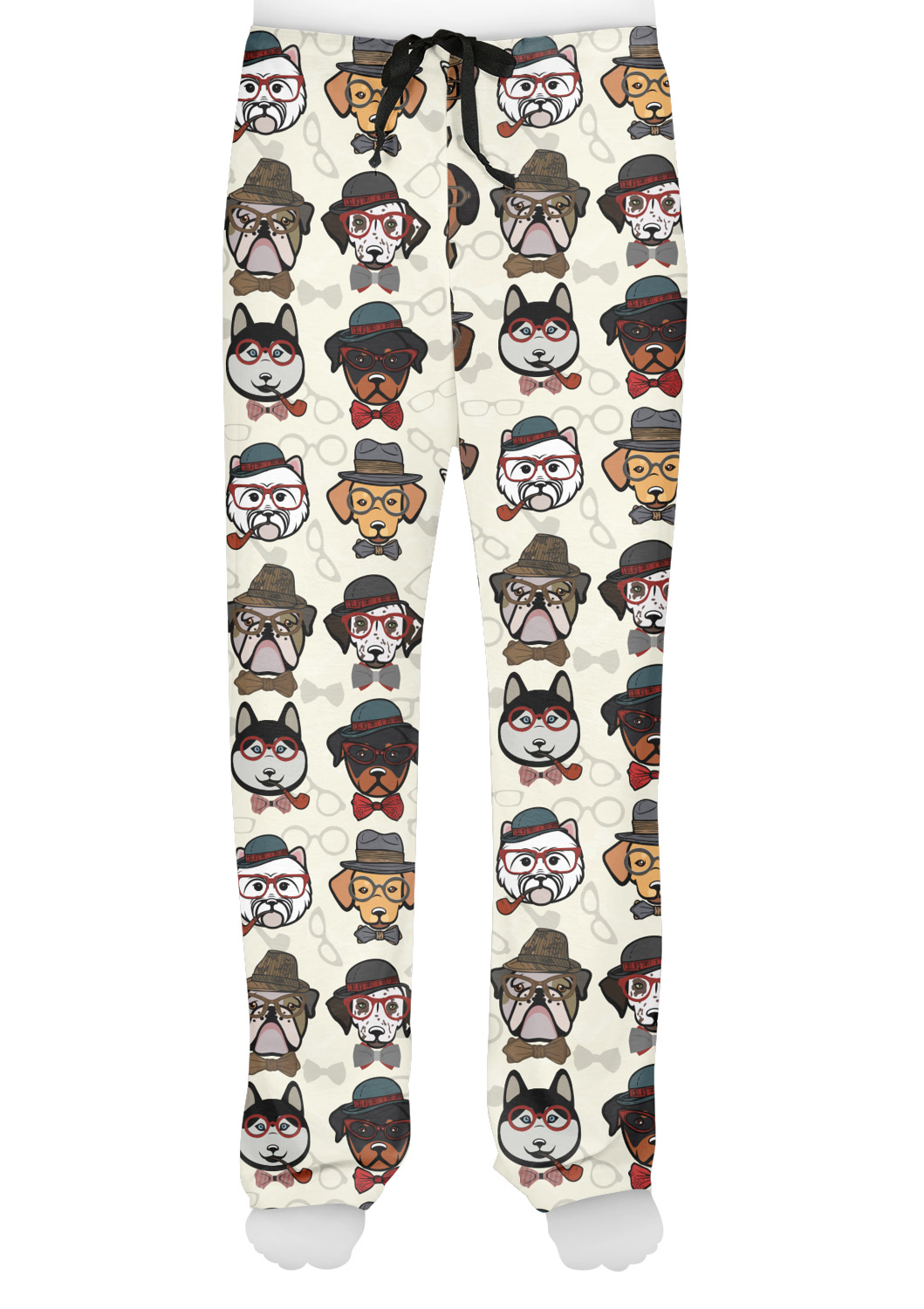 men's pajama pants with dogs on them