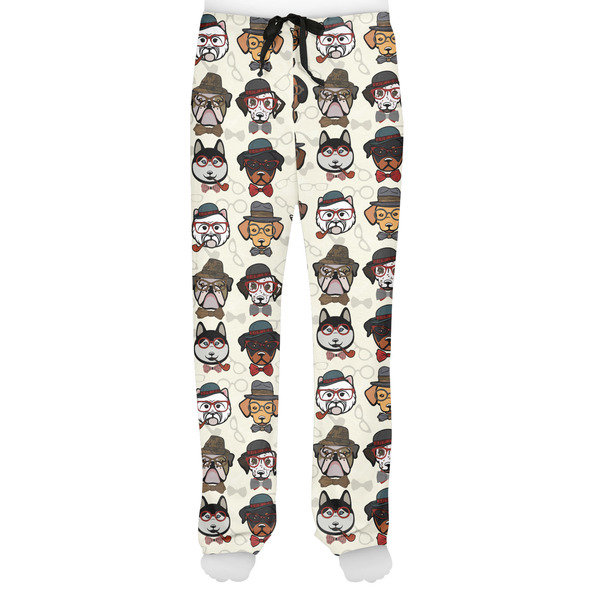 Hipster Dogs Men's Pjs Front - on model