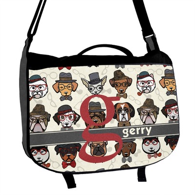 Hipster Dogs Messenger Bag (Personalized)