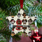 Hipster Dogs Metal Star Ornament - Lifestyle
