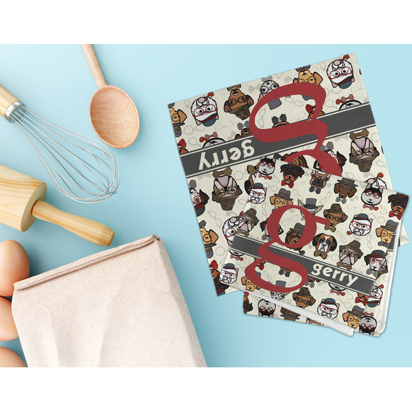 Hipster Dogs Microfiber Dish Rag - LIFESTYLE