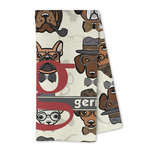 Hipster Dogs Kitchen Towel - Microfiber (Personalized)