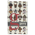 Hipster Dogs Microfiber Golf Towel (Personalized)