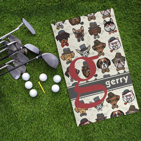 Hipster Dogs Microfiber Golf Towels - LIFESTYLE