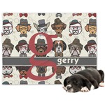 Hipster Dogs Dog Blanket (Personalized)
