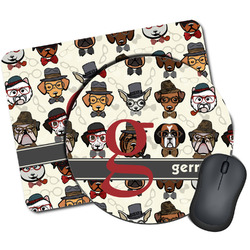 Hipster Dogs Mouse Pad (Personalized)