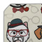 Hipster Dogs Octagon Placemat - Single front (DETAIL)