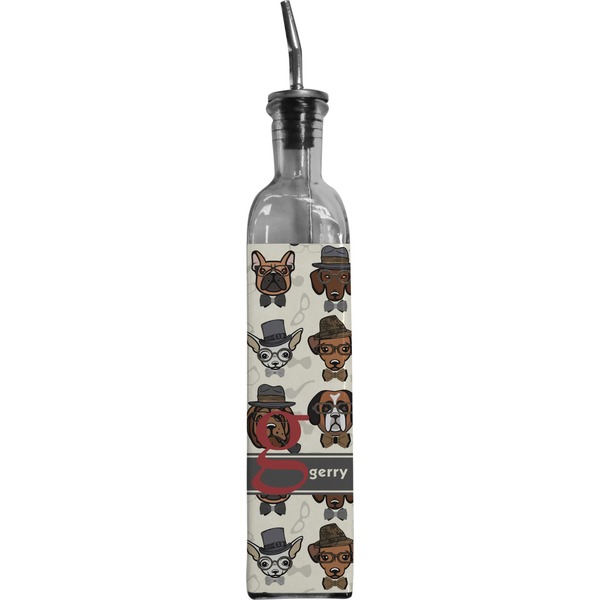 Custom Hipster Dogs Oil Dispenser Bottle (Personalized)