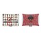 Hipster Dogs  Outdoor Rectangular Throw Pillow (Front and Back)