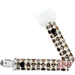 Hipster Dogs Pacifier Clip (Personalized)