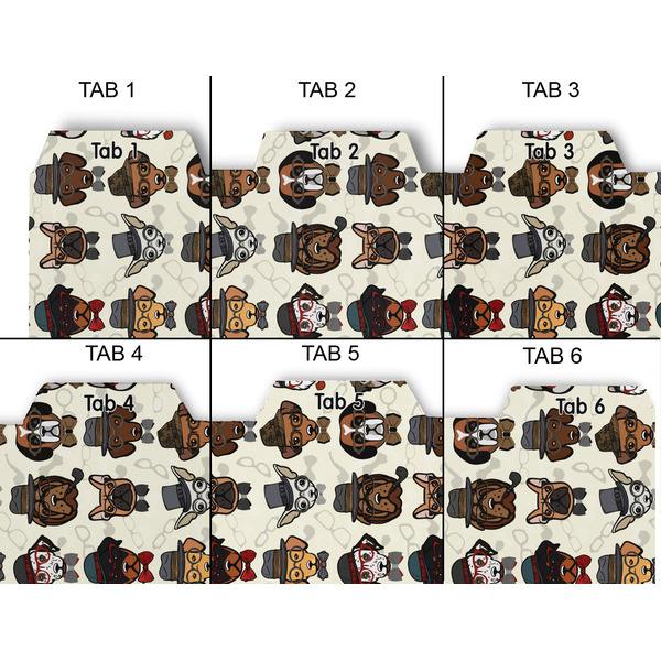 Hipster Dogs Page Dividers - Set of 6 - Approval