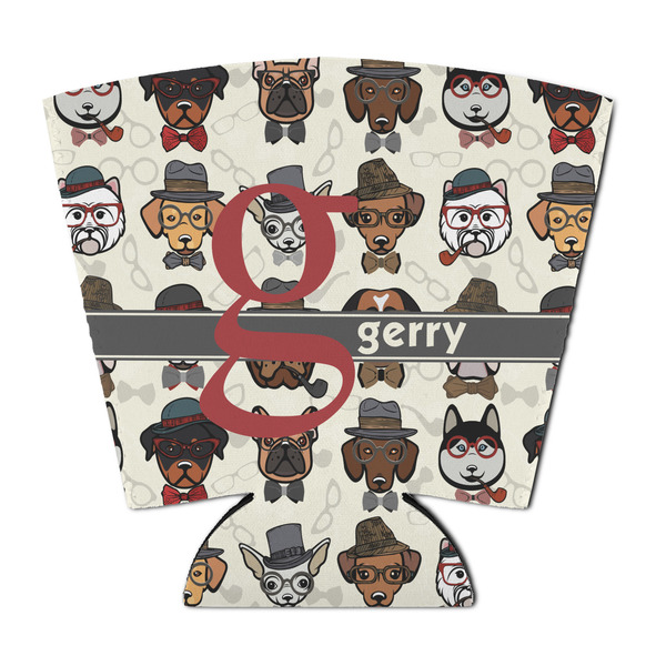 Hipster Dogs Party Cup Sleeves - with bottom - FRONT