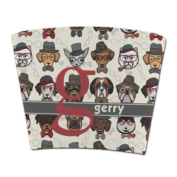 Custom Hipster Dogs Party Cup Sleeve - without bottom (Personalized)