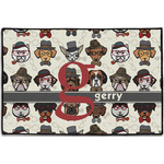 Hipster Dogs Door Mat - 36"x24" (Personalized)