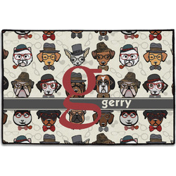 Hipster Dogs Door Mat - 36"x24" (Personalized)