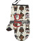 Hipster Dogs Personalized Oven Mitt - Left