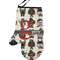 Hipster Dogs Left Oven Mitt (Personalized)