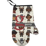 Hipster Dogs Right Oven Mitt (Personalized)
