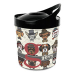 Hipster Dogs Plastic Ice Bucket (Personalized)