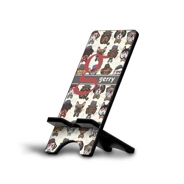 Custom Hipster Dogs Cell Phone Stand (Personalized)