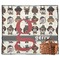 Hipster Dogs Outdoor Picnic Blanket (Personalized)