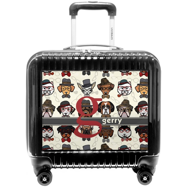Custom Hipster Dogs Pilot / Flight Suitcase (Personalized)