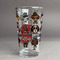 Hipster Dogs Pint Glass - Full Print (Personalized)