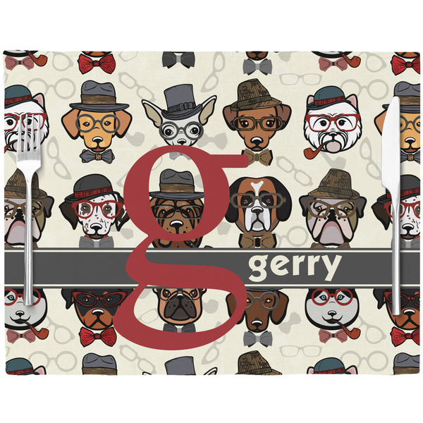 Hipster Dogs Placemat with Props