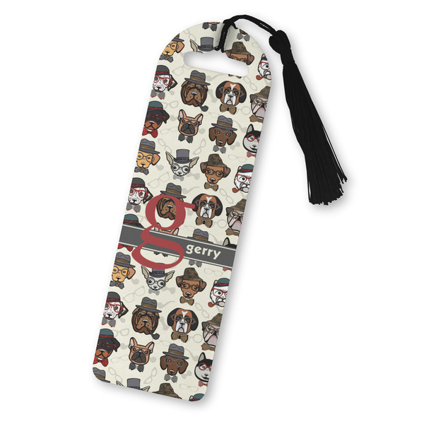 Custom Hipster Dogs Plastic Bookmark (Personalized)