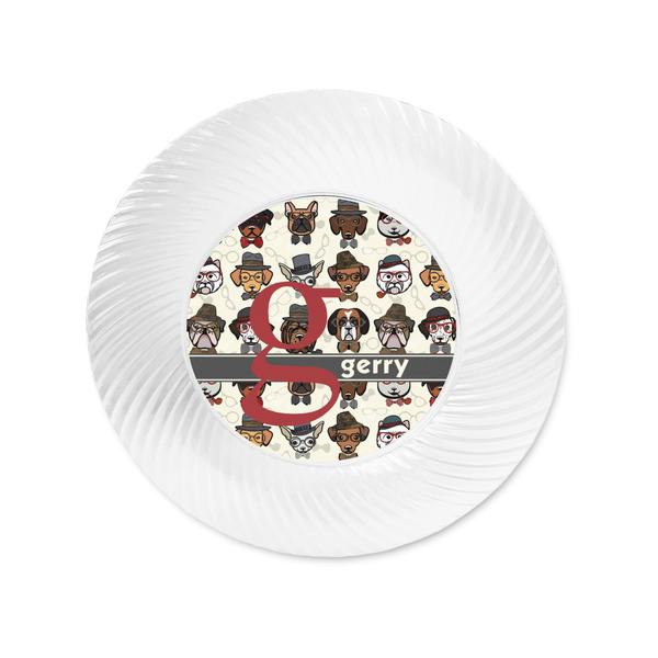 Hipster Dogs Plastic Party Appetizer & Dessert Plates - Approval