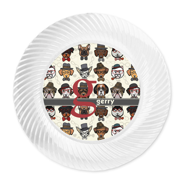Hipster Dogs Plastic Party Dinner Plates - Approval