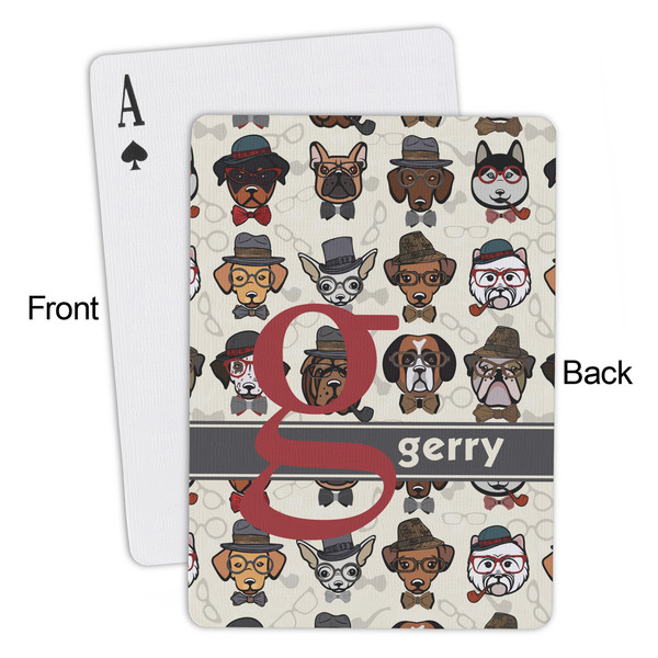 Hipster Dogs Playing Cards - Approval