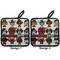 Hipster Dogs Pot Holders - Set of 2 APPROVAL
