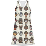 Hipster Dogs Racerback Dress (Personalized)
