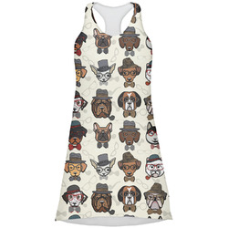 Hipster Dogs Racerback Dress - Medium