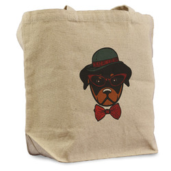 Hipster Dogs Reusable Cotton Grocery Bag - Single
