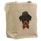Hipster Dogs Reusable Cotton Grocery Bag - Front View