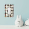 Hipster Dogs Rocker Light Switch Covers - Single - IN CONTEXT