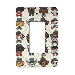 Hipster Dogs Rocker Style Light Switch Cover (Personalized)