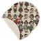 Hipster Dogs Round Linen Placemats - MAIN (Single Sided)