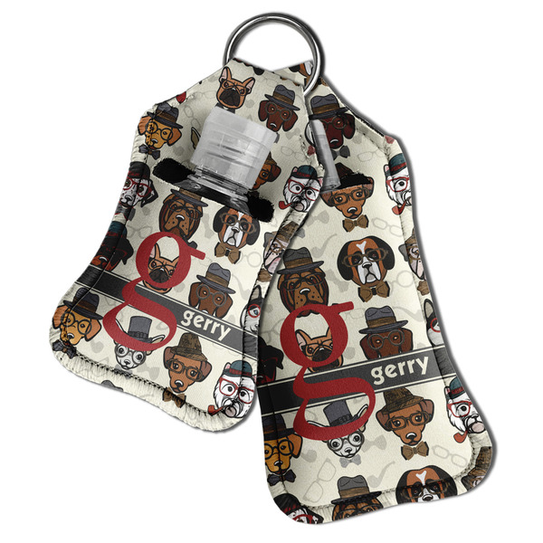 Hipster Dogs Sanitizer Holder Keychain - Both in Case (PARENT)