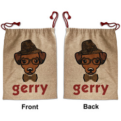 Hipster Dogs Santa Sack - Front & Back
