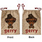 Hipster Dogs Santa Sack - Front & Back