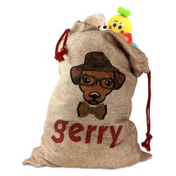 Hipster Dogs Santa Sack