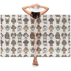 Hipster Dogs Sheer Sarong