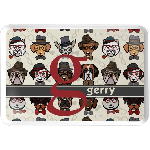 Custom Hipster Dogs Serving Tray (Personalized)