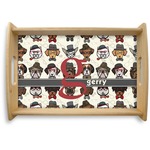Hipster Dogs Natural Wooden Tray - Small (Personalized)