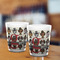 Hipster Dogs Shot Glass - White - LIFESTYLE